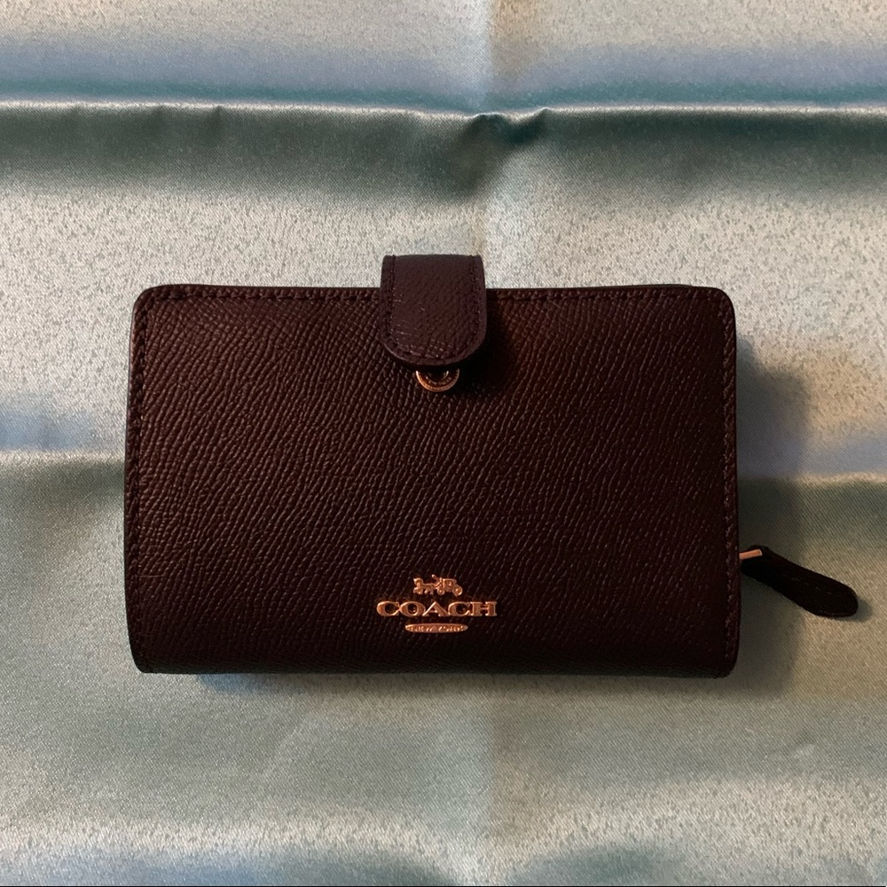 Coach Wallet Midnight/Gold